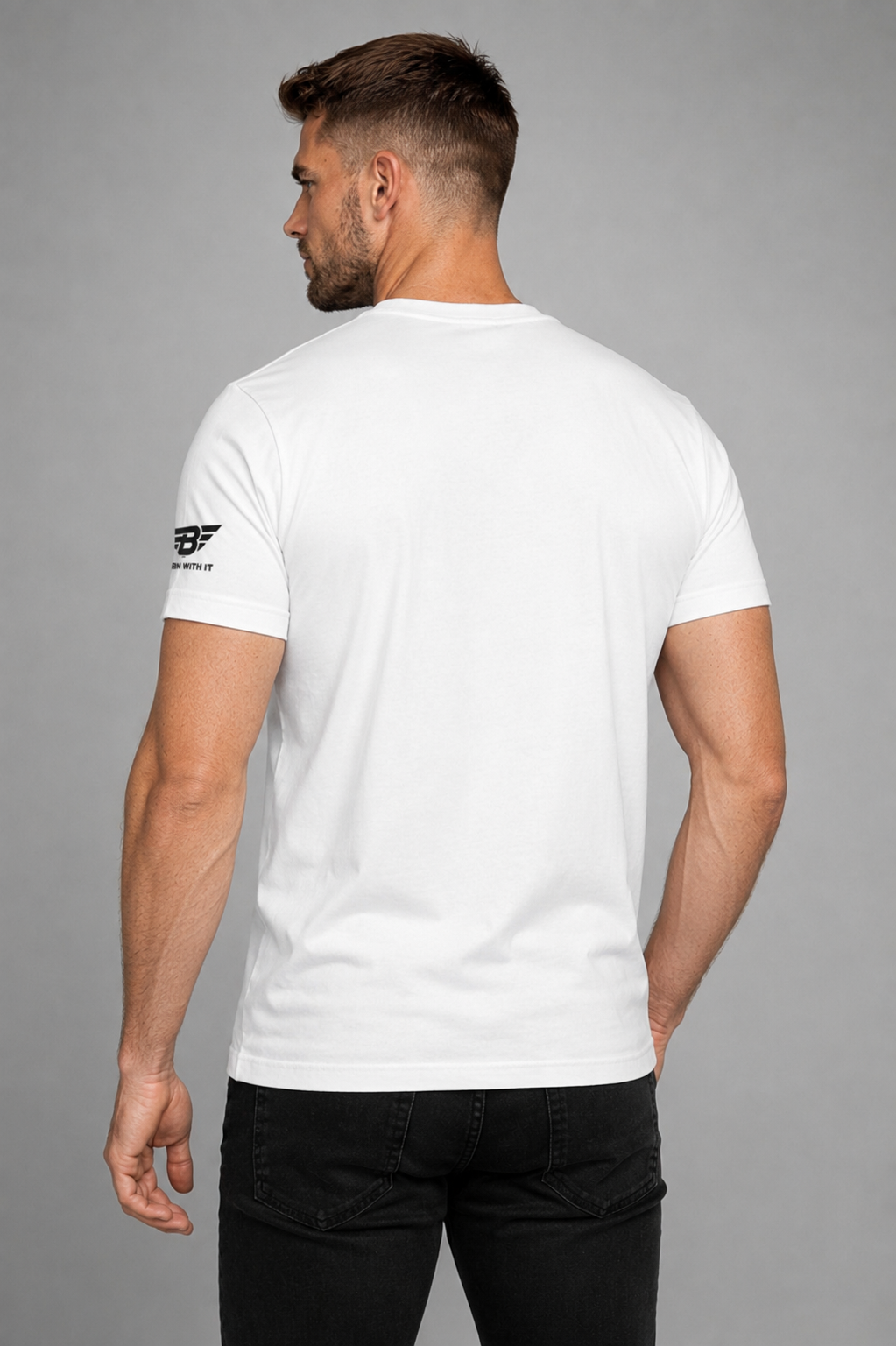 PURE COTTON ATHLETIC FIT FIT T-SHIRT | BORN WITH IT™