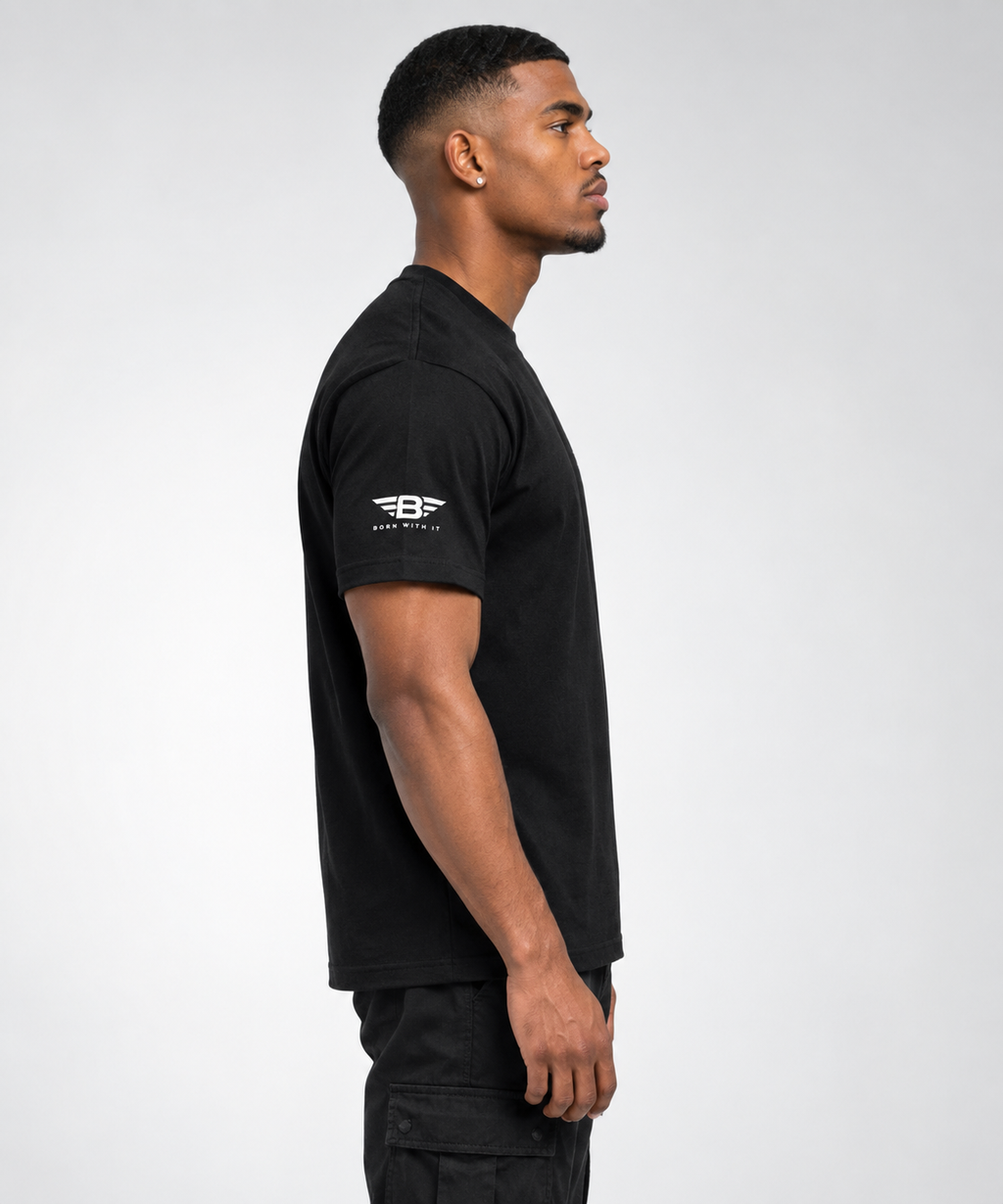 BORN WITH IT™ PURE COTTON T-SHIRT