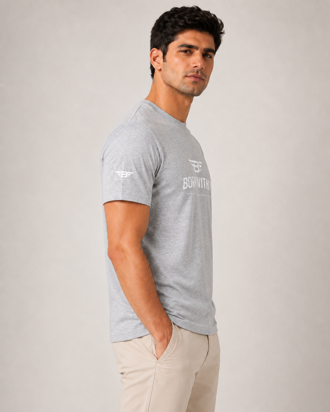 BORN WITH IT™ CLASSIC CREW NECK T-SHIRT